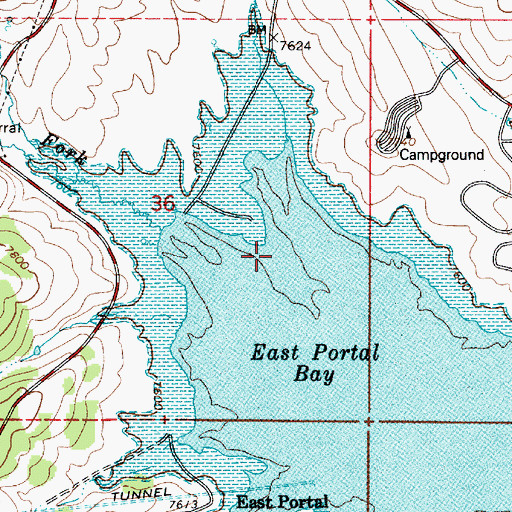 Topographic Map of Bryants Fork Summer Home Area, UT