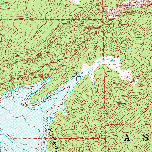 Topographic Map of Campbell Draw, UT