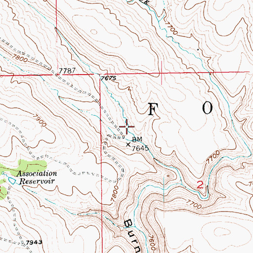 Topographic Map of Chicken Spring, UT