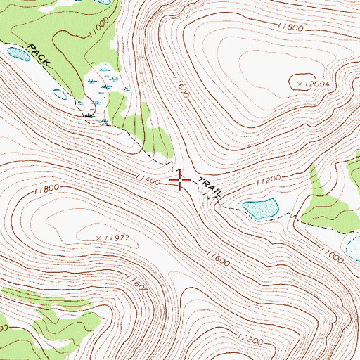 Topographic Map of Fox Queant Pass, UT