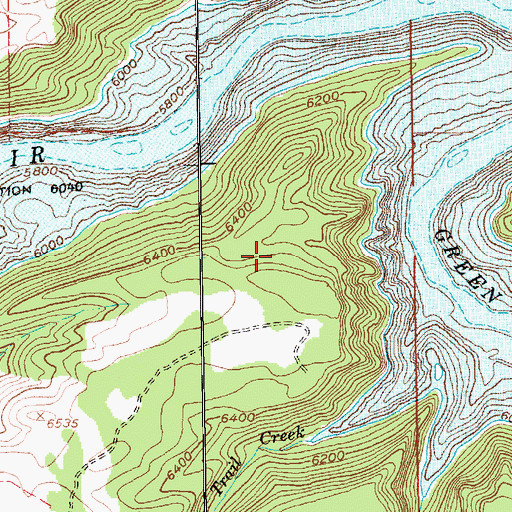 Topographic Map of Gold Point, UT