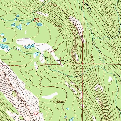 Topographic Map of High Uintas Primitive Area, UT
