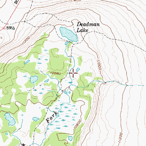 Topographic Map of Lightning Park, UT