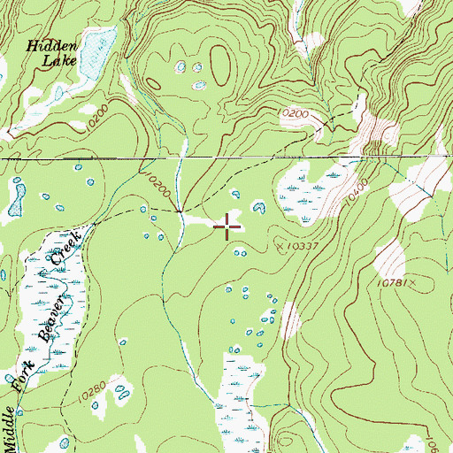 Topographic Map of Long Meadow, UT
