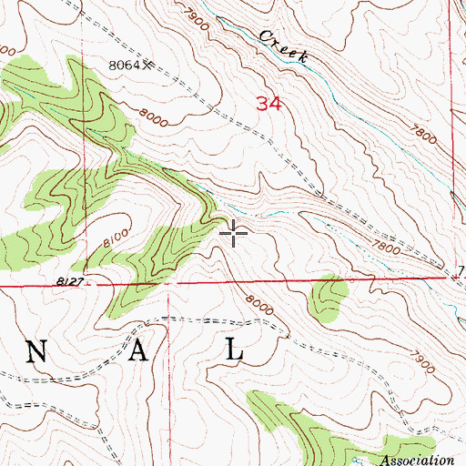 Topographic Map of McKee Spring, UT