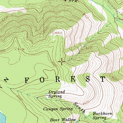 Topographic Map of North Point Seep, UT