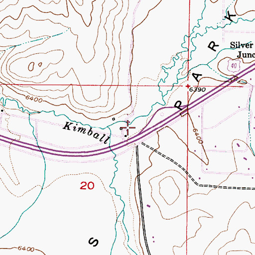 Topographic Map of Old Stage Station, UT