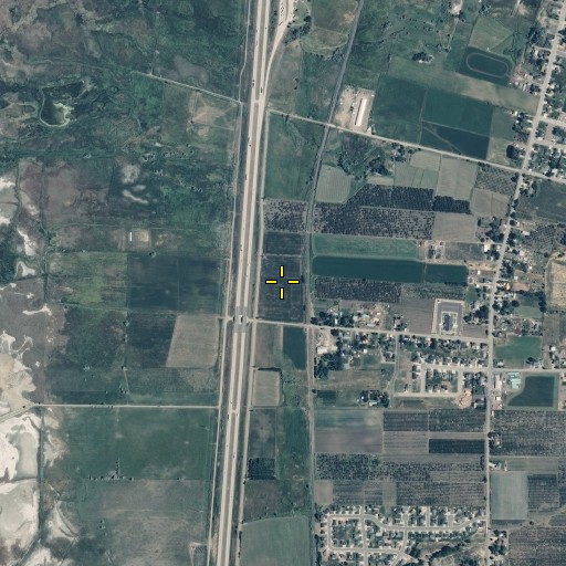 Aerial/Satellite Image of Perry Siding, UT