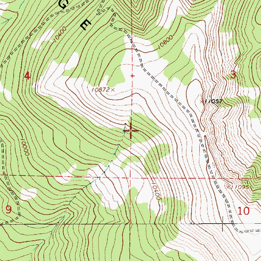 Topographic Map of Pine Spring, UT