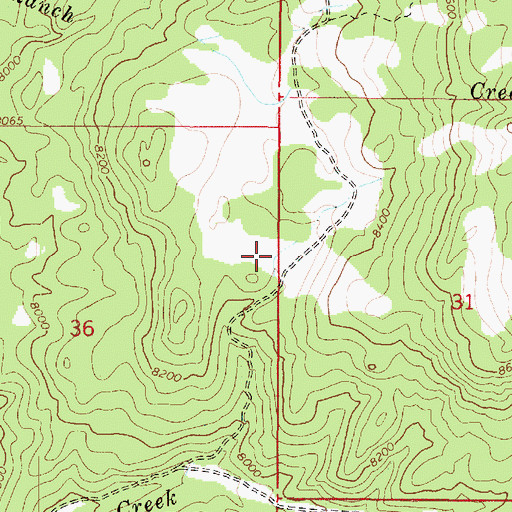 Topographic Map of Riddle Lake, UT