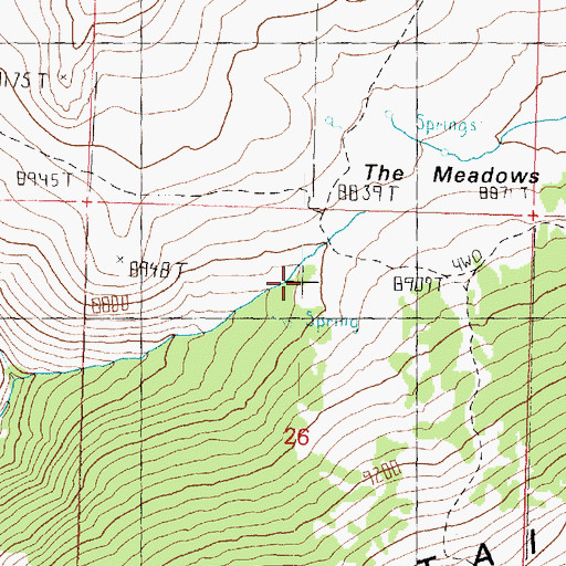 Topographic Map of Sawtooth National Forest - Raft River Division, UT