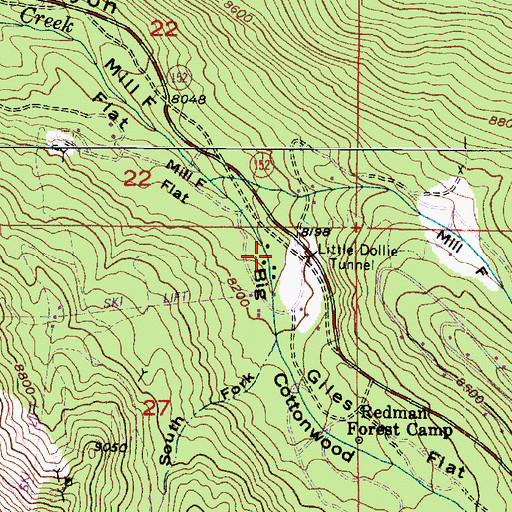 Topographic Map of Solitude, UT