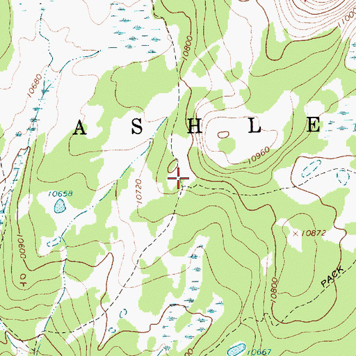 Topographic Map of Uinta Canyon Forest Service Station, UT