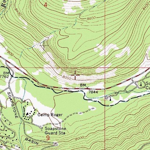 Topographic Map of YMCA Camp, UT