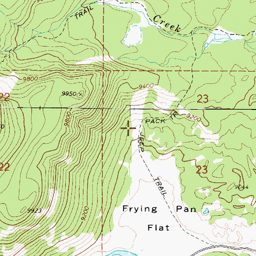 Topographic Map of Tasha Recreation Site, UT