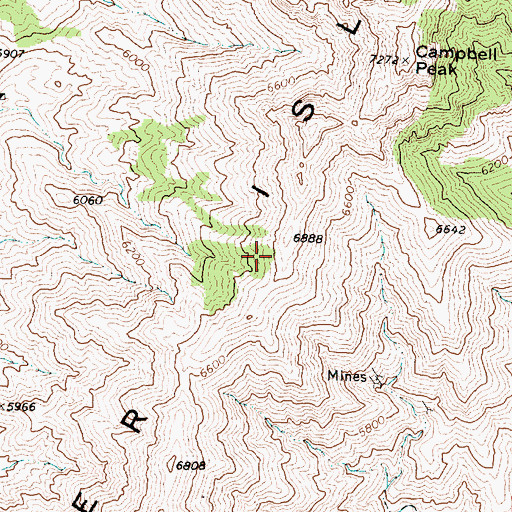 Topographic Map of Silver Island Mountains, UT