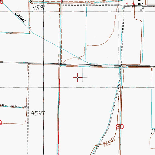 Topographic Map of Sevier Desert, UT
