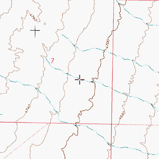 Topographic Map of Juab County, UT