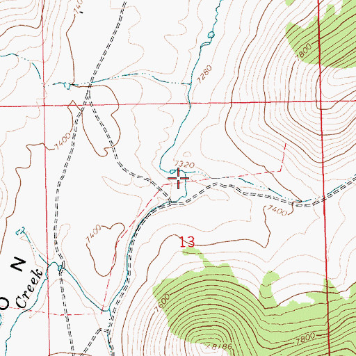 Topographic Map of Bear Hollow, UT
