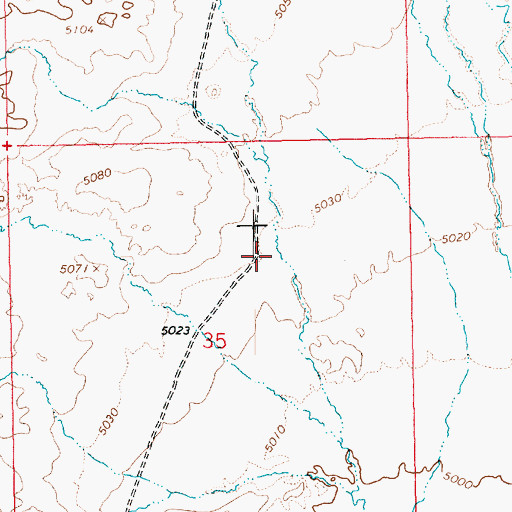 Topographic Map of Bonanza Power Plant Heliport, UT