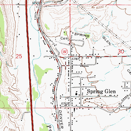 Topographic Map of Ewell Post Office (historical), UT