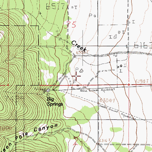 Topographic Map of Fountain Green Fish Hatchery, UT