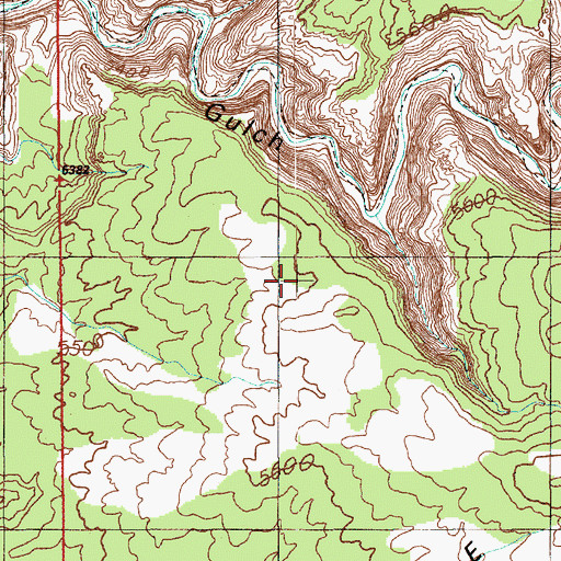 Topographic Map of Grand Gulch Primitive Area, UT