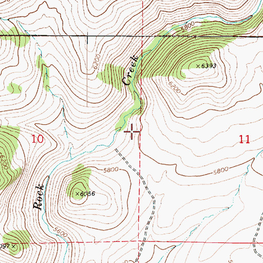 Topographic Map of Hardware Ranch Game Management Area, UT