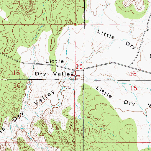 Topographic Map of Kodachrome Basin State Park, UT