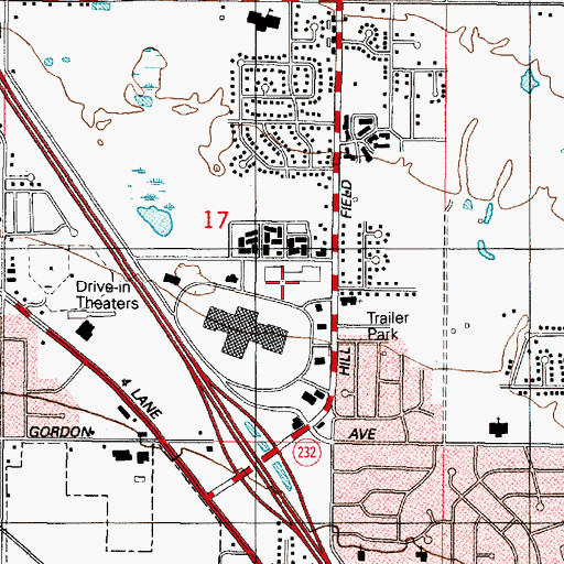 Topographic Map of Layton Hills Mall Convenience Center, UT