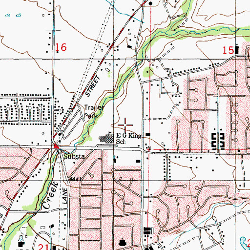 Topographic Map of Layton Post Office, UT