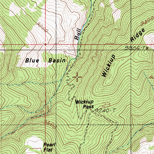 Topographic Map of Lonesome Beaver Campground, UT