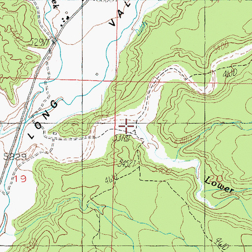 Topographic Map of Lower Sand Wash, UT