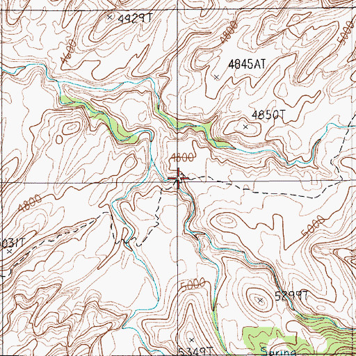 Topographic Map of Navajo Mountain Trailhead to Rainbow Bridge, UT