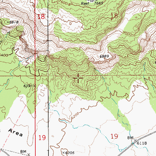 Topographic Map of Point of Cedar Mountain, UT