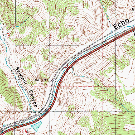 Topographic Map of Signal Canyon, UT