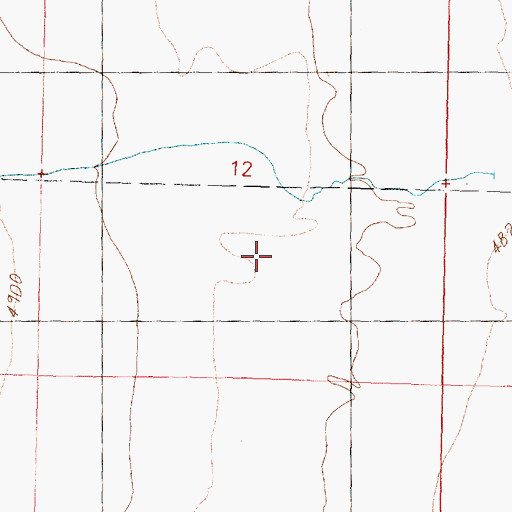 Topographic Map of Tungstonia Wash, UT