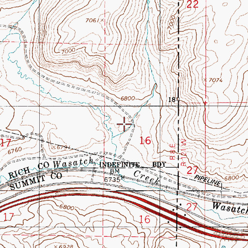 Topographic Map of Wyuta, UT