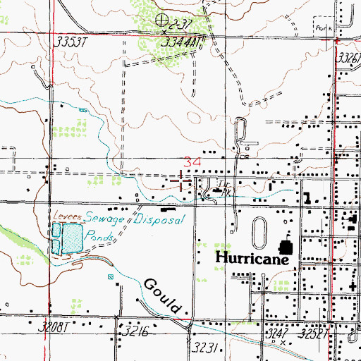 Topographic Map of First Southern Baptist Church, UT