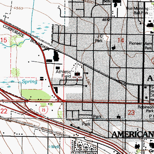 Topographic Map of The Church of Jesus Christ of Latter Day Saints, UT