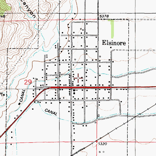 Topographic Map of The Church of Jesus Christ of Latter Day Saints, UT