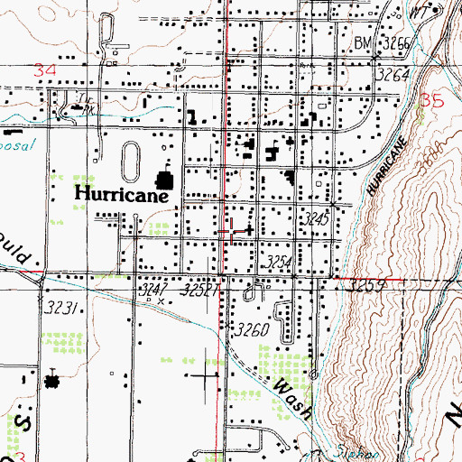 Topographic Map of The Church of Jesus Christ of Latter Day Saints, UT