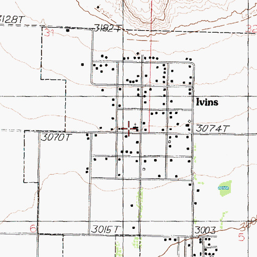 Topographic Map of The Church of Jesus Christ of Latter Day Saints, UT