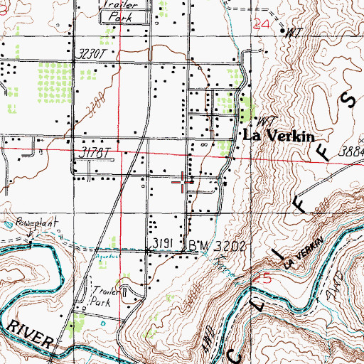 Topographic Map of The Church of Jesus Christ of Latter Day Saints, UT