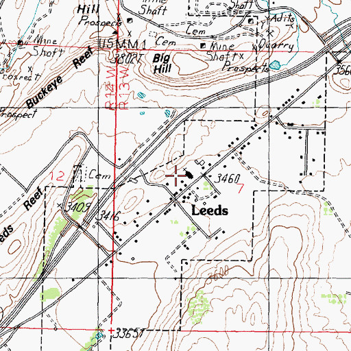 Topographic Map of The Church of Jesus Christ of Latter Day Saints, UT