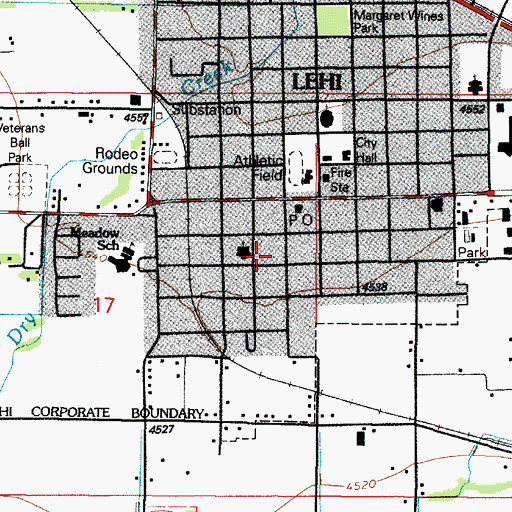 Topographic Map of The Church of Jesus Christ of Latter Day Saints, UT