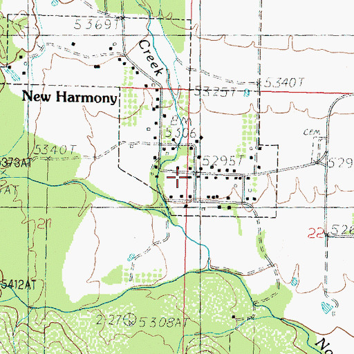 Topographic Map of The Church of Jesus Christ of Latter Day Saints, UT