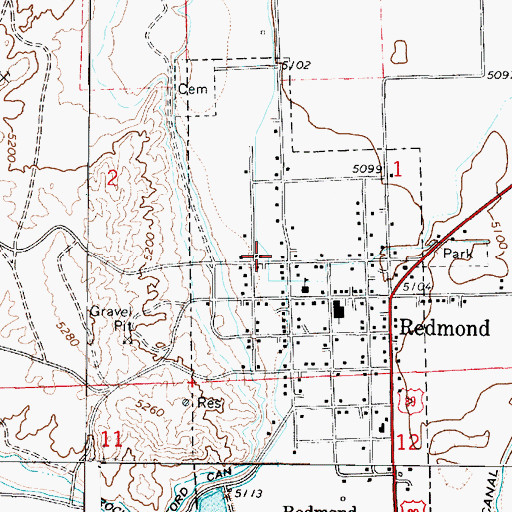 Topographic Map of The Church of Jesus Christ of Latter Day Saints, UT