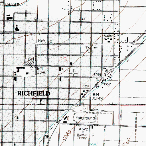 Topographic Map of The Church of Jesus Christ of Latter Day Saints, UT