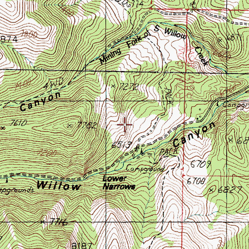 Topographic Map of Medina Flat Trailhead, UT